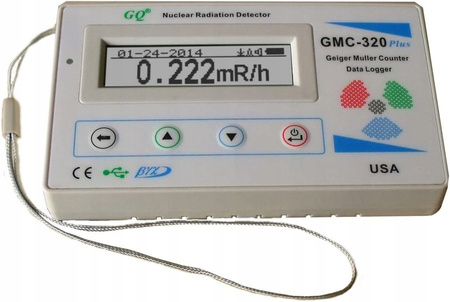 Licznik Geigera Müllera Dozymetr GQ GMC-320 Plus