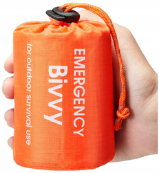 ŚPIWÓR Termiczny Ratunkowy Awaryjny Koc Zapasowy Survival WODOODPORNY