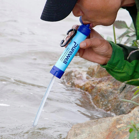  PUREWELL Outdoor Water SŁOMKA SŁOMKOWY Filtrująca Filtr do wody 1500L