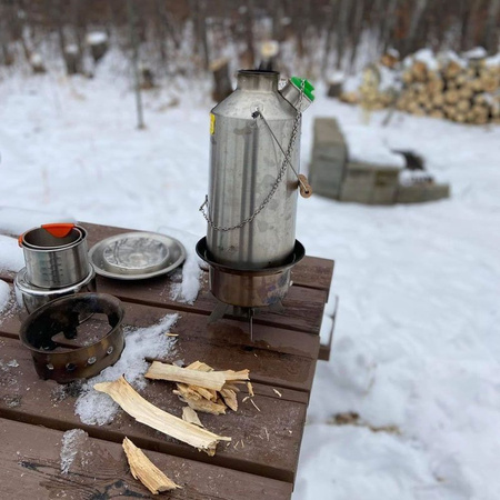 Kelly Kettle Base Camp 1.6L CZAJNIK SURVIVALOWY NA OGNISKO ZESTAW ULTIMATE