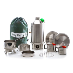 Kelly Kettle Base Camp 1.6L CZAJNIK SURVIVALOWY NA OGNISKO ZESTAW ULTIMATE