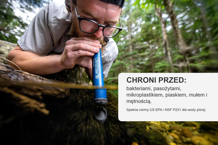 Filtr do wody LifeStraw Personal – słomka filtrująca 0,2 µm, do 4000 l