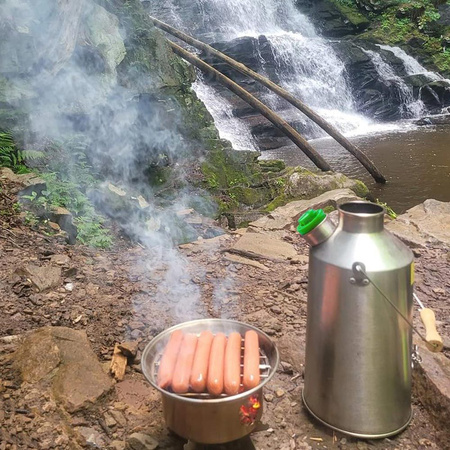Kelly Kettle Base Camp 1.6L CZAJNIK SURVIVALOWY NA OGNISKO ZESTAW ULTIMATE