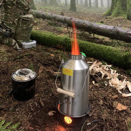 Kelly Kettle Base Camp 1.6L CZAJNIK SURVIVALOWY NA OGNISKO ZESTAW ULTIMATE