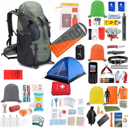 Plecak Ewakuacyjny z wyposażeniem ReadyPack X2 + namiot, śpiwór, jedzenie i środki komunikacji! Zielony