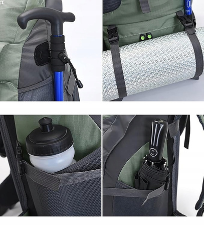 Plecak ewakuacyjny z wyposażeniem ReadyPack X2 72h – namiot i śpiwór Zielony