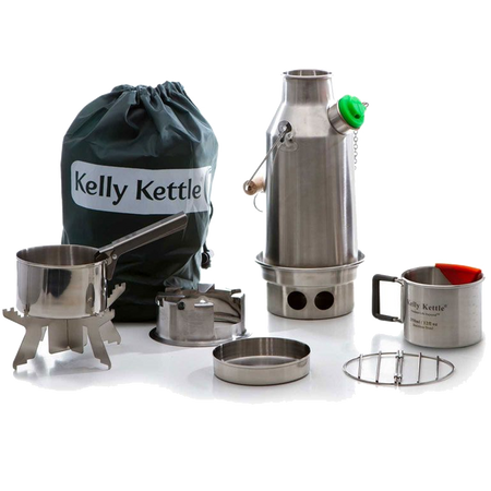 Kelly Kettle CZAJNIK NA OGNISKO Trekker 0,6L Ultimate ZESTAW DO GOTOWANIA